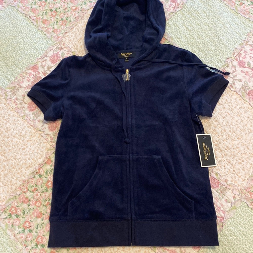 Juicy couture regal track microterry zip up